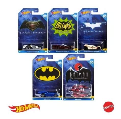 Hot Wheels Cole O Batman Set Completo C Mattel Frete Gr Tis