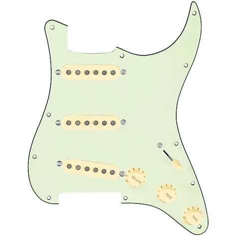 920d Custom Generation Loaded Pickguard For Strat With Aged White Pickups And Knobs And S7w