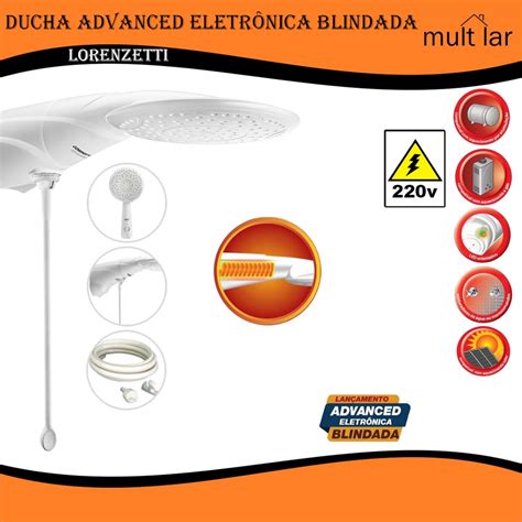 Lorenzetti Ducha Advanced Eletr Nica Blindada W V Branco Submarino