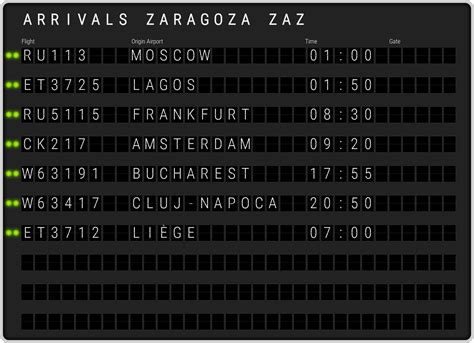 Zaragoza Airport Arrivals [ZAZ] Flight Schedules & ZAZ arrival