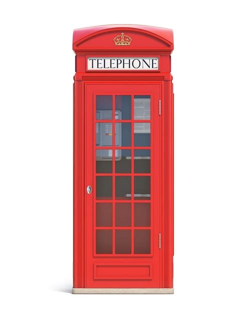 Premium Photo Red Phone Booth London British And English Symbol