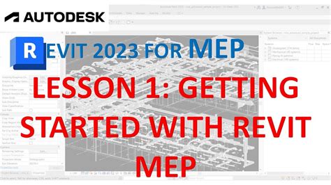 Revit For Mep Lesson Getting Started With An Mep Project Youtube