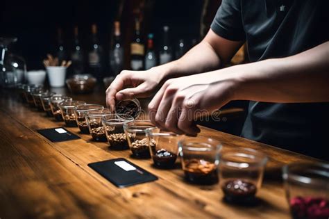 A Barista Hosting a Coffee Tasting Session, Guiding Customers through ...