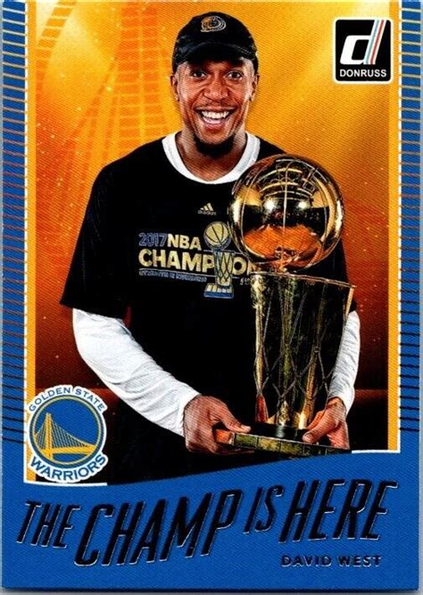 Panini Donruss The Champ Is Here David West For Sale