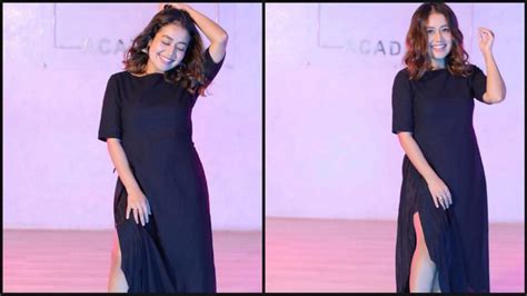 Hot Legs Neha Kakkar Flaunts Her Kurta Pajama Swag In A Slit Outfit