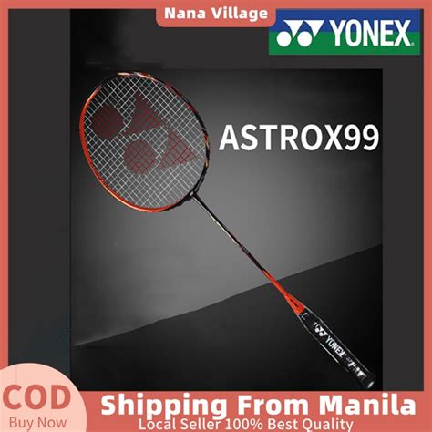 COD YONEX ASTROX 99 4U Full Carbon Single Badminton Racket 28lbs Black