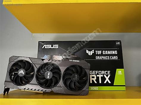 ASUS TUF RTX 3080 10 GB EKRAN KARTI RTX3080 FATURALI GARANTİLİ Asus