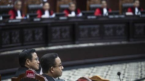 Mk Tolak Permohonan Perkara Perselisihan Hasil Pemilu Presiden