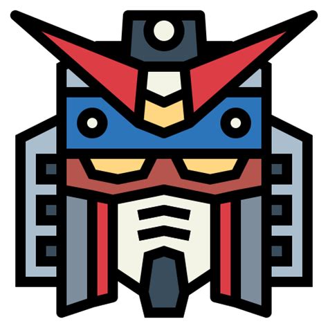 Icono De Gundam Smalllikeart Lineal Color