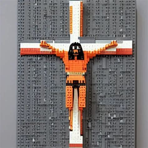 Jesus On Cross Made Of Lego Stable Diffusion Openart