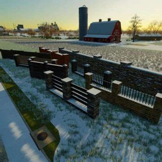 Pack Of Fences V1 0 0 0 Landwirtschafts Simulator 22 Mod FS22 Mod