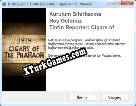 Tintin Reporter Cigars of the Pharaoh Türkçe yama TurkGameZ