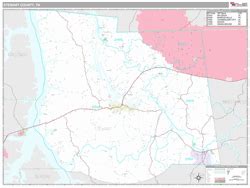 Stewart County, TN Map (Premium Style)