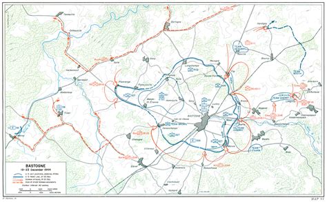 Bastogne 1944: map