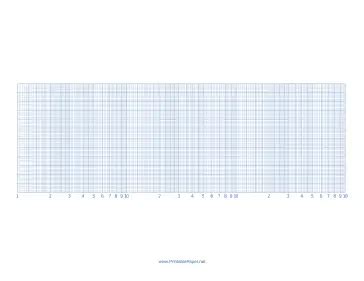 Printable Semilog Paper 3 Decades By 12 Divisions