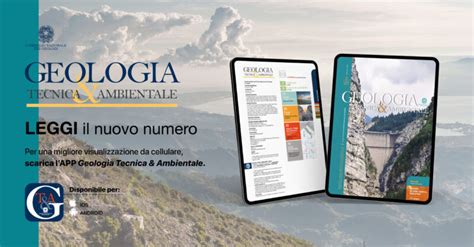 Geologia Tecnica Ambientale Consiglio Nazionale Dei Geologi