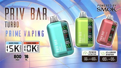 SMOK Priv Bar Turbo Disposable Vape Review Guide To Vaping