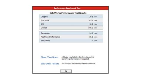 Updated Solidworks Rx Performance Benchmark Tests What S New