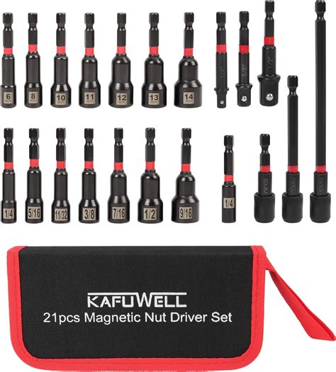 Amazon Kafuwell Pcs Magnetic Nut Driver Set Impact Drill