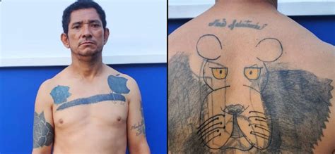 As Intent Tapar Sus Tatuajes Este Miembro De La Mara Salvatrucha El