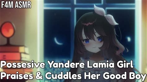 [f4m Asmr] Possessive Yandere Lamia Girl Praises And Cuddles You [gfe