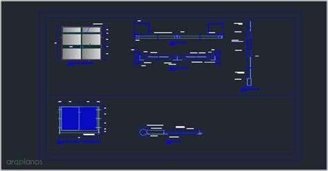 Detalle Mampara Y Reja Para Cerco Arqplanos Recursos AutoCAD De