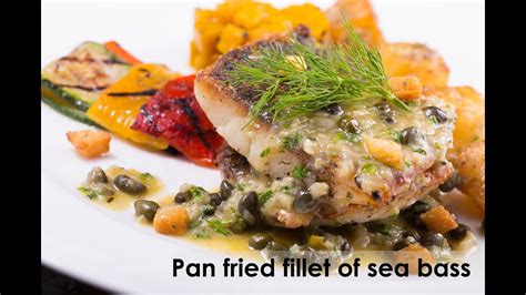 Brasserie 9 Pan Fried Fillet Of Sea Bass Youtube