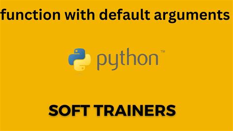 Py Function With Default Arguments In Python Functions Dr