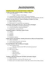 Pharm B Remediation Pdf Three Critical Points Remediation Rn