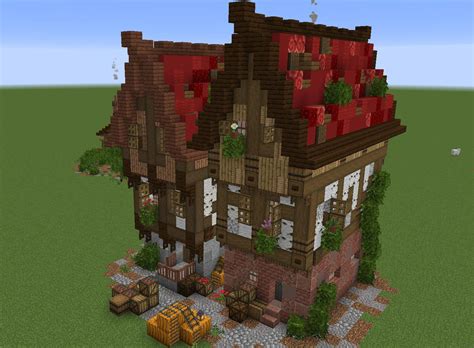 Midieval pirate house I built a while back in my flat world : r/Minecraft