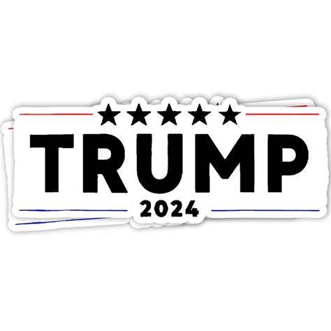 Trump 2024 Decal Trump 2024 Sticker American President Sticker Trump