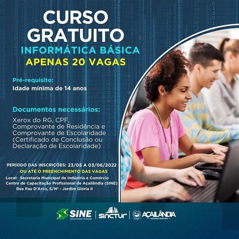 Curso De InformÁtica BÁsica Gratuito A Tribuna