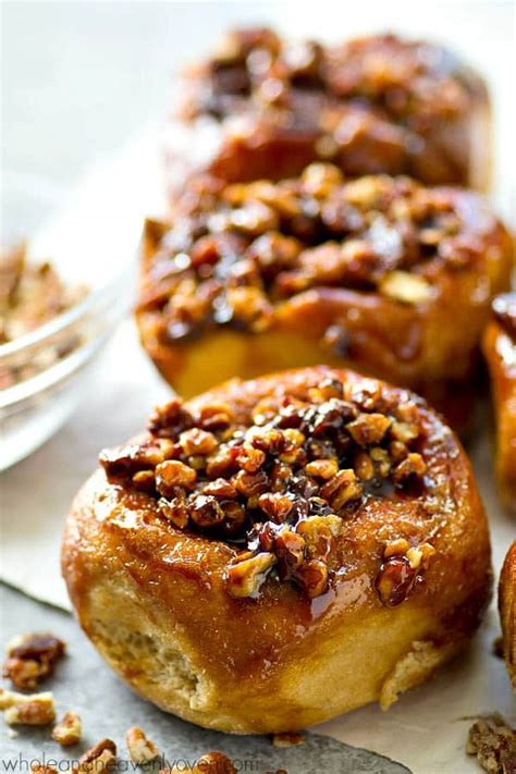 Best Ever Overnight Pecan Sticky Buns Whole And Heavenly Oven