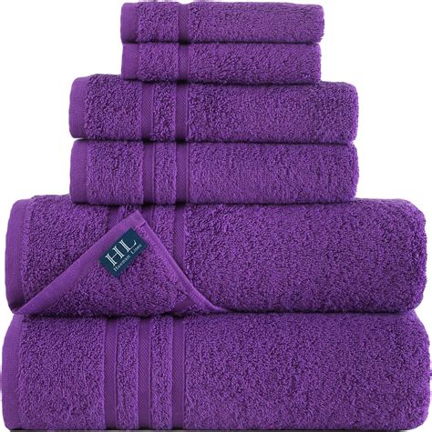 Hawmam Linen Bath Sheet Towels 6 Pieces Bundle Includes 2 Luxury Bath Sheet