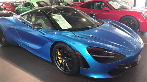 2018 Mclaren 720s Cerulean Blue Youtube