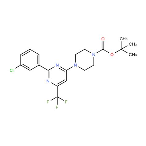 Tert Butyl 4 2 3 Chlorophenyl 6 Trifluoromethyl Pyrimidin 4 Yl