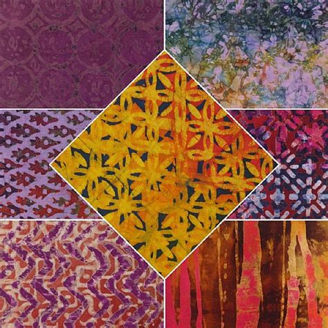 Hand Dyed African Batiks Batik Adventure Pack Sunset The African