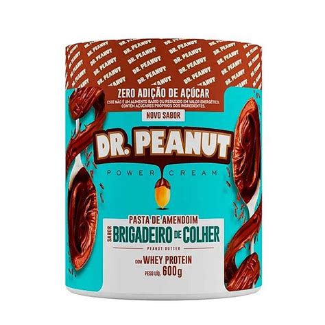 Pasta De Amendoim Dr Peanut Power Cream Sabor Brigadeiro De Colher