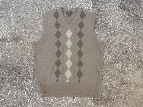 Vintage Dockers Argyle Knit Vest On Carousell