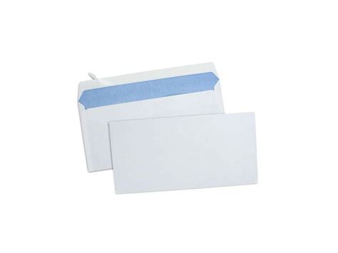 Bo Te De Enveloppes Blanches Autocollantes Siligom Gr X Mm