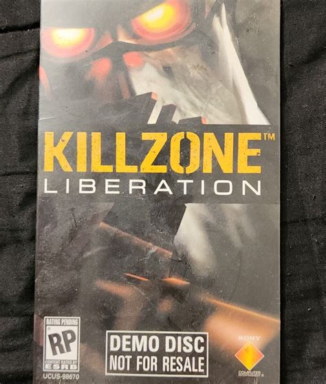 Killzone Liberation Demo Disc Sony Psp Ebay