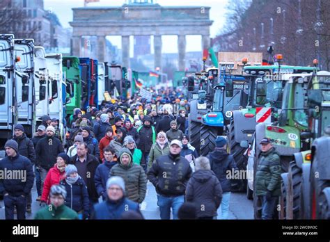 15 01 2024 Berlin Eindrücke rund um Großdemonstration der