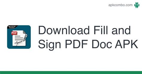 Fill and Sign PDF Doc APK (Android App) - Free Download