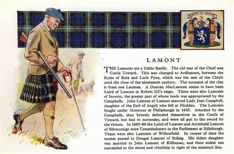 Clan Lamont, their Castle and information.