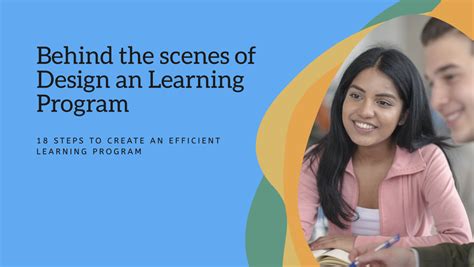 comprehensive overview  designing  learning program