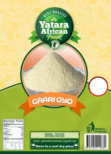 Yatara Garri Iwo Cassava Flakes Yatara African Foods