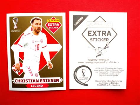 PANINI FIFA 2022 World Cup Qatar Legend EXTRA STICKER Christian