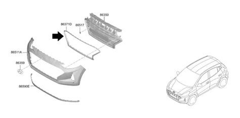 Moldura Parrilla Delantera Grand I10 2021 2023 Hyundai Orig Envío gratis
