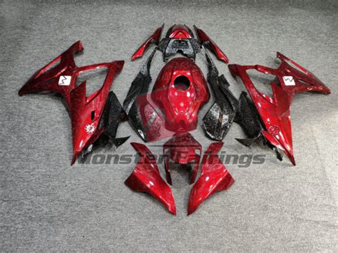 Gloss Special Red With Forged Carbon Fiber S1000rr 09 18 Monster