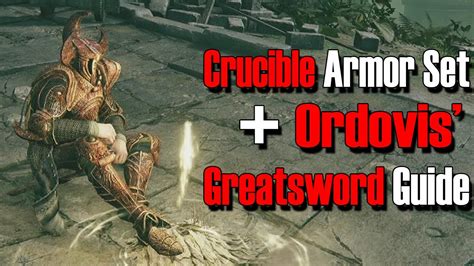 How To Get Ordovis Greatsword And The Crucible Armor Set Elden Ring